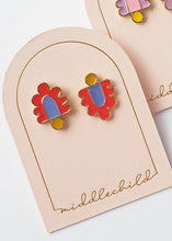 Load image into Gallery viewer, Hive Studs, Red