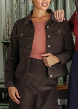 Load image into Gallery viewer, Cord Jacket, Ganache