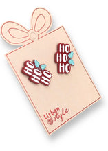 Load image into Gallery viewer, HoHoHo  - Christmas earrings