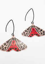 Load image into Gallery viewer, Midi Tiger Moth Dangles