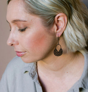 Mini Callisia Earrings - Silver