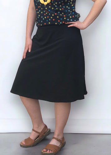 Summer Flare Skirt - Black