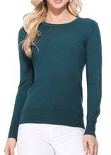 Load image into Gallery viewer, Crew Neck Jumper - Peacock