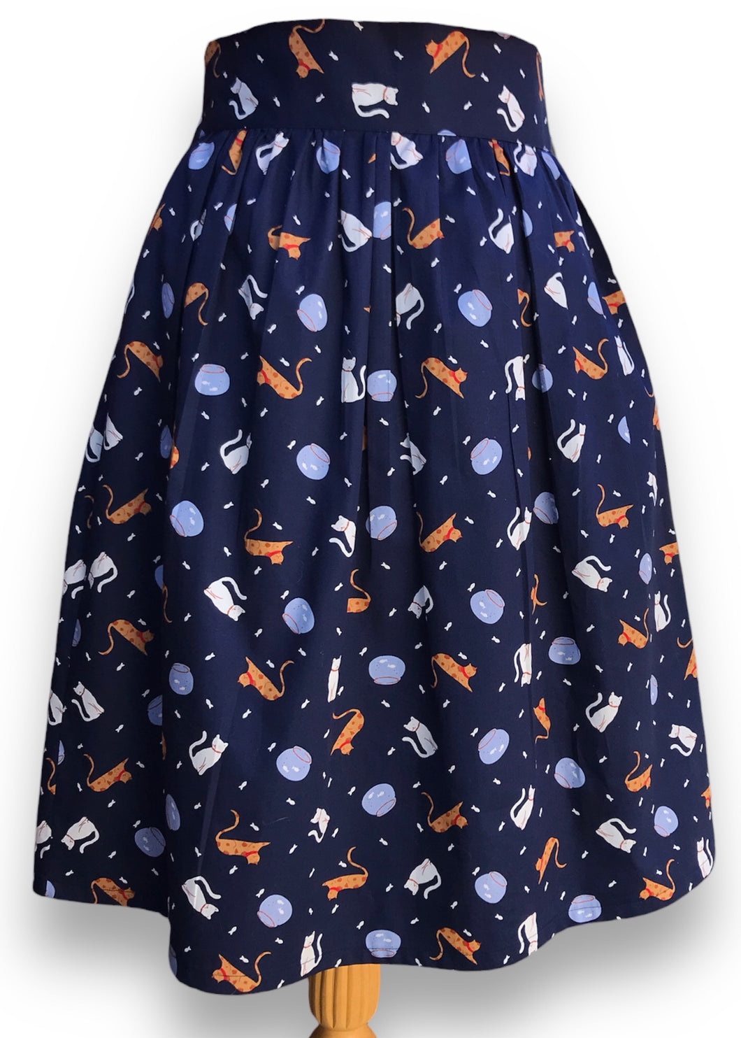 Poppy Skirt - Cats n’ Fish