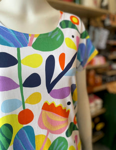 Boxy Tee - Bloom White