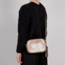 Load image into Gallery viewer, Crossbody Bag - Metallic, Champagne