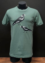 Load image into Gallery viewer, Mens Tee - Magpie, Sage