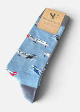 Load image into Gallery viewer, Mens Sock - Airports &amp; Aeroplanes
