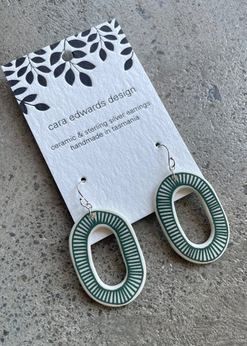 Stripe Loop Drops - Green