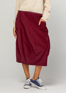 Guru skirt - Cord, Merlot