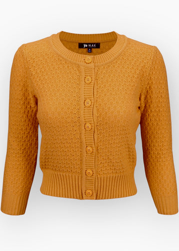 3/4 Sleeve Cardi - Bronze