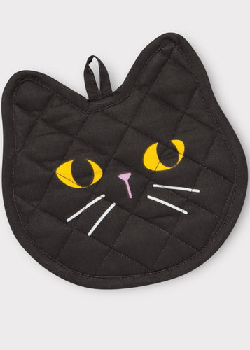 Black Cat Potholder