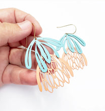 Load image into Gallery viewer, Protea Flower, Duo Dangles