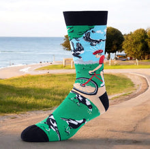 Load image into Gallery viewer, Mens Sock - Leisurely Cycle