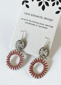 Petal Circle - Duo Drops Red