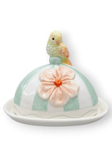 Load image into Gallery viewer, Perdy Parrot Butter Dish - Green