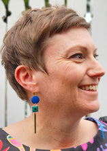 Load image into Gallery viewer, Gazette Earrings, Red