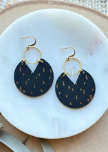 Load image into Gallery viewer, Oliver Earrings, Coal