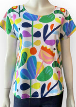 Load image into Gallery viewer, Boxy Tee - Bloom White