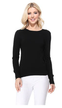 Load image into Gallery viewer, Crew Neck Jumper - Black