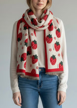 Load image into Gallery viewer, Winter Scarf - Strawberry