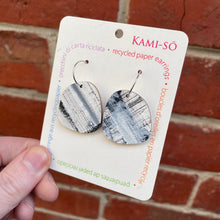 Load image into Gallery viewer, Big Square, Hand Painted Earrings
