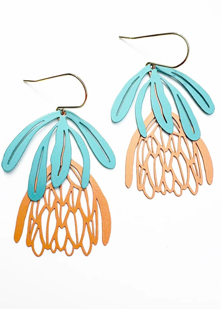 Protea Flower, Duo Dangles