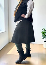 Load image into Gallery viewer, Flare Skirt, Heavy Weight - Charcoal