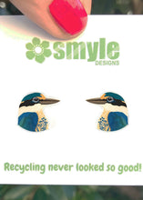 Load image into Gallery viewer, Sacred Kingfisher Studs