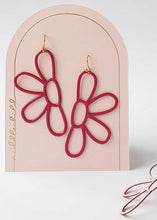 Load image into Gallery viewer, Dandy Line Earrings, Pink/Rose