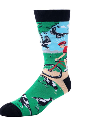 Mens Sock - Leisurely Cycle