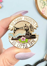 Load image into Gallery viewer, Enamel Badge - So Many Projects