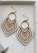 Load image into Gallery viewer, Haida Earrings, Whitewash