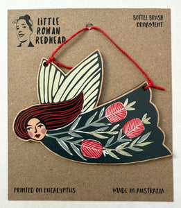 Wooden Fairy Ornament