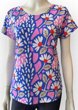 Load image into Gallery viewer, Boxy Tee - Daisy Blue