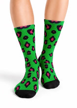 Load image into Gallery viewer, Red Fox Sox - size M - Wild Heart Leopard