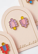 Load image into Gallery viewer, Hive Studs, Lilac