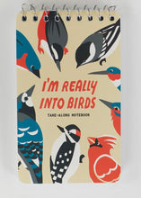 Load image into Gallery viewer, Spiral Notebook  - Really into Birds