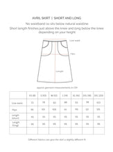 Load image into Gallery viewer, Avril Skirt, Long - Woodcut Floral, Chambray/Navy