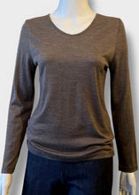 Load image into Gallery viewer, Merino L/S Top - French Toast