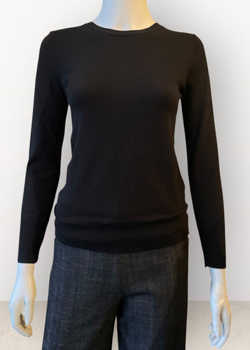 Crew Neck Jumper - Black