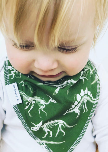 Dinosaur Skeleton Dribble Bib