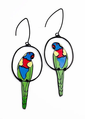 Rainbow Lorikeet Dangles