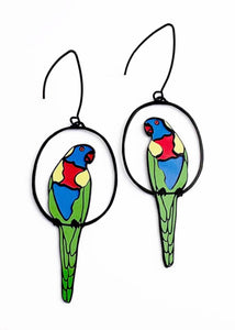 Rainbow Lorikeet Dangles