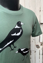 Load image into Gallery viewer, Mens Tee - Magpie, Sage
