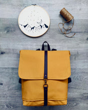Load image into Gallery viewer, Mustard Yellow Backpack