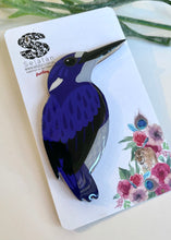 Load image into Gallery viewer, Little Kingfisher Brooch