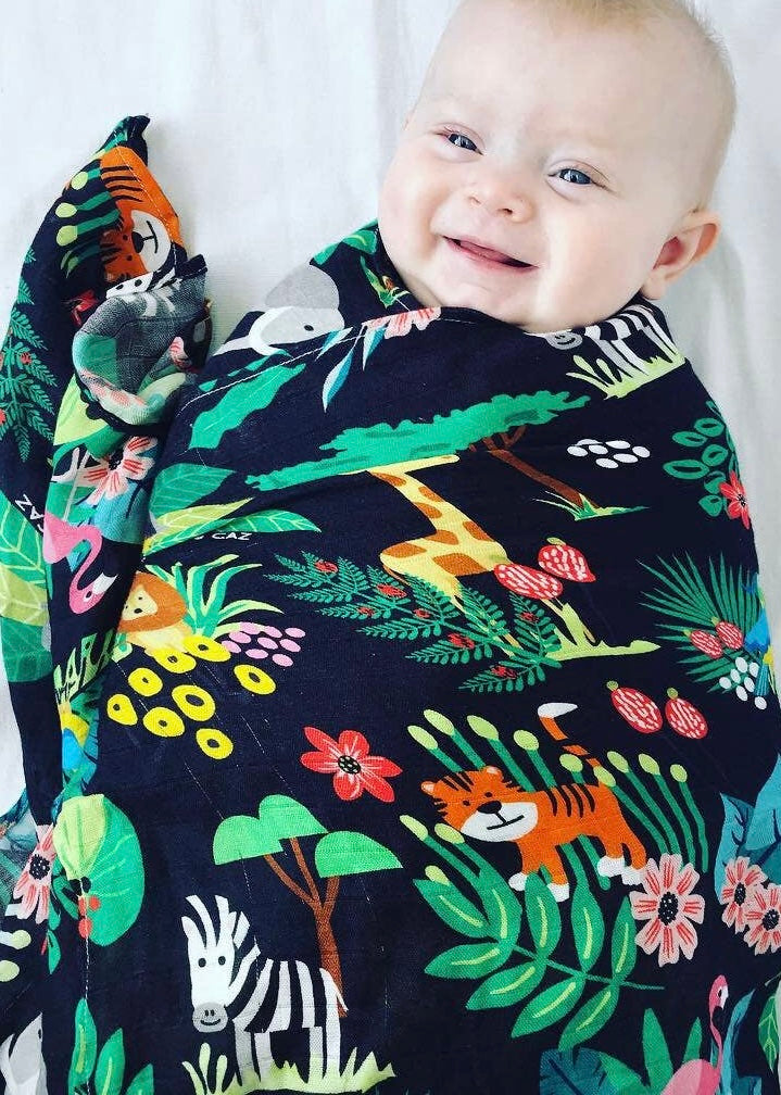 Jungle Muslin Swaddle
