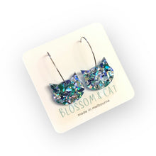 Load image into Gallery viewer, Cat hoop earrings - Asstd