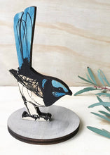 Load image into Gallery viewer, Standing Bird - Superb Fairy Wren